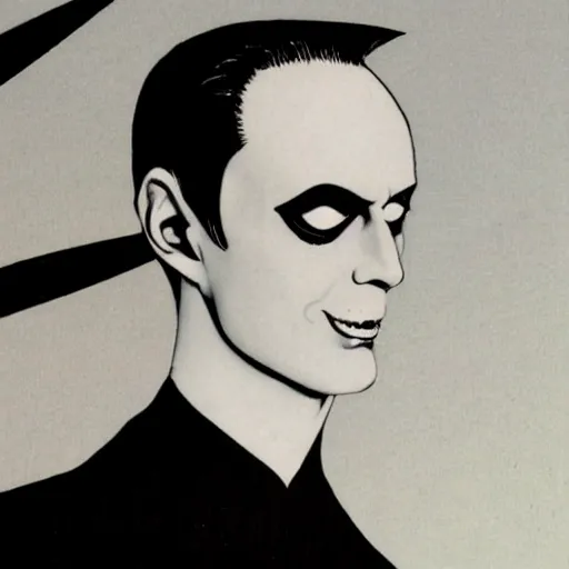 Prompt: a high quality product photo ad of klaus nomi with a technical reed rollerball pen exacto knife made in switzerland by junji ito, ethereal eel unsplash contest winner