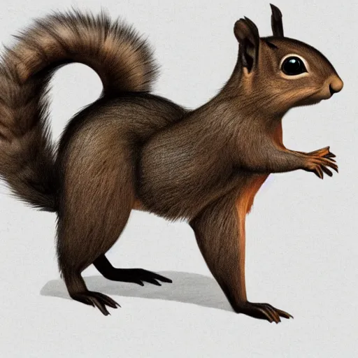 evil squirrels clipart