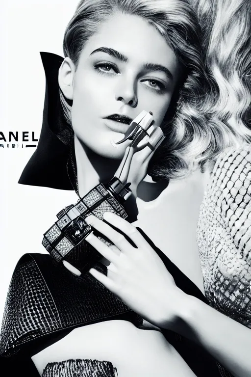Image similar to Chanel advertisement