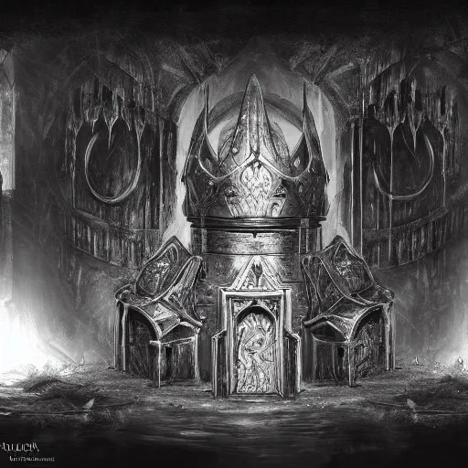 Image similar to reliquary, trench crusade, dark souls, b & w, concept art