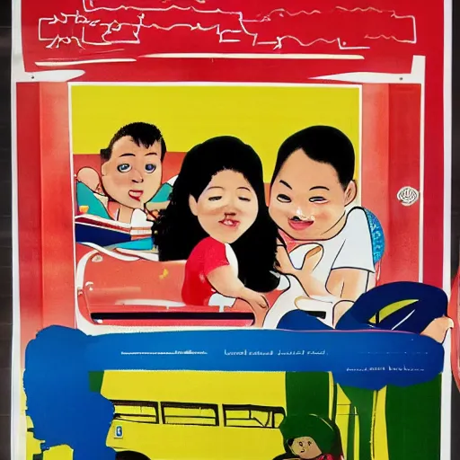 Prompt: a 1 9 9 0 s singapore public education poster