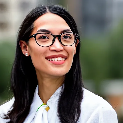 Image similar to photograph of Chinese Alexandria Ocasio Cortez