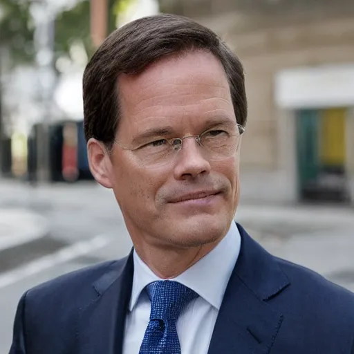 Image similar to mark rutte