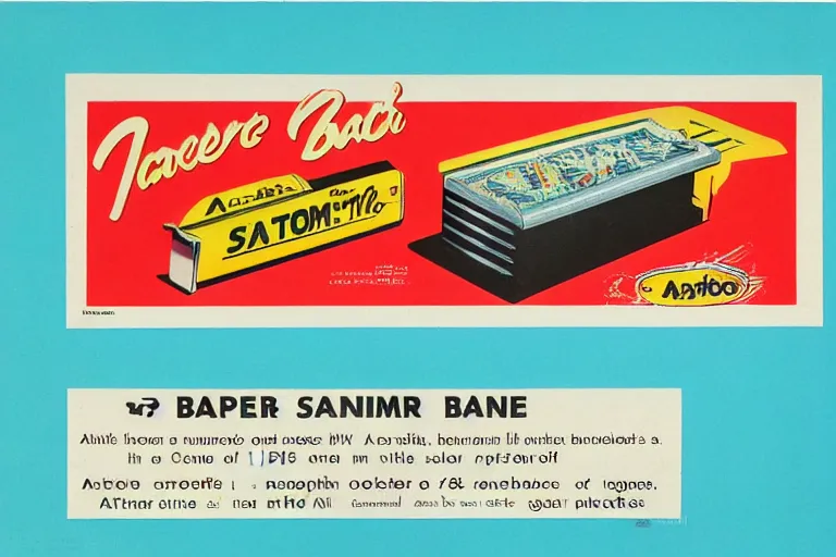 Image similar to paper print advertisement of