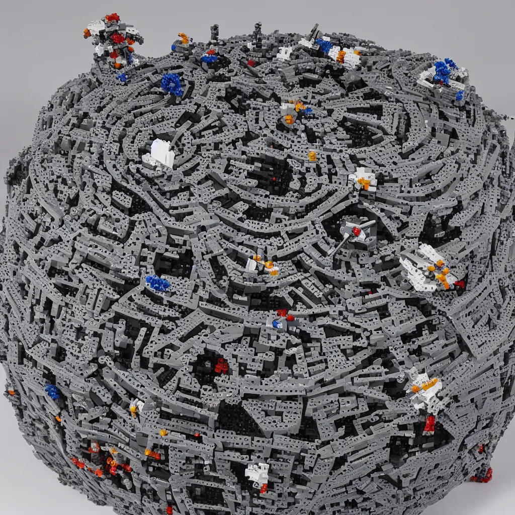 Image similar to dyson sphere lego set