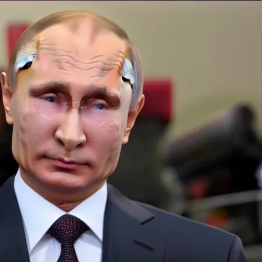 Prompt: vladimir putin is participating in a twerk session, local gym, realistic, 8 k, youtube,