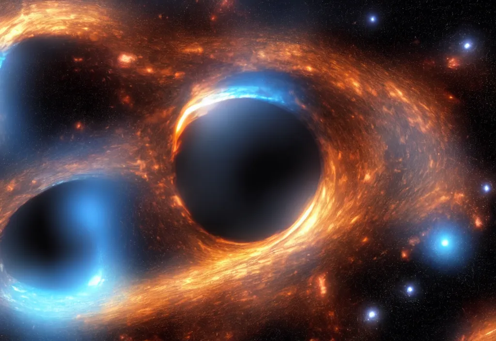 Prompt: Black Hole on the Edge of the Universe unreal engine