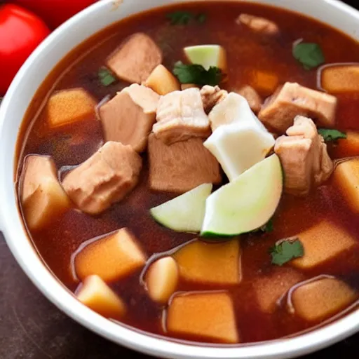 Image similar to bowl of menudo, photo, food photography