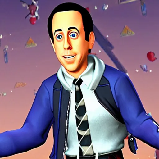 Image similar to jerry seinfeld in kingdom hearts