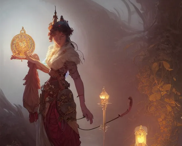 Image similar to photography of w. heath robinson, deep focus, d & d, fantasy, intricate, elegant, highly detailed, digital painting, artstation, concept art, matte, sharp focus, illustration, hearthstone, art by artgerm and greg rutkowski and alphonse mucha