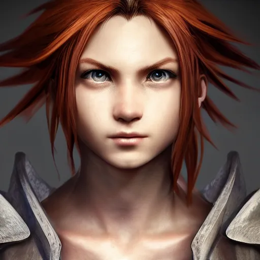 Prompt: Crono portrait, unreal engine, hyper detailed