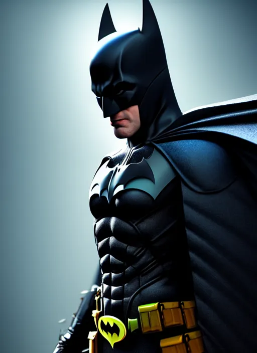 Prompt: futuristic batman ,highly detailed, 4k, HDR, award-winning, artstation, octane render