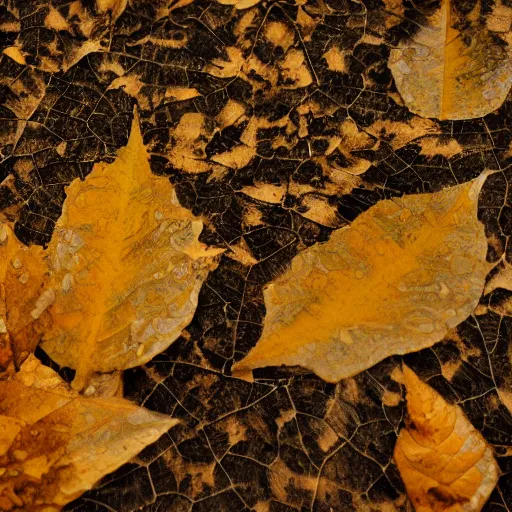 Image similar to wet leaves, flickr