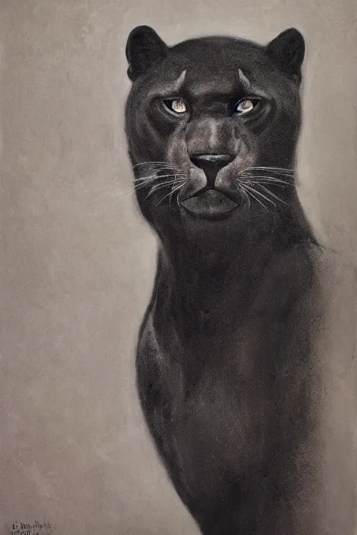 Image similar to portrait of the caucasian black panther, lgbtq, award winning portrait