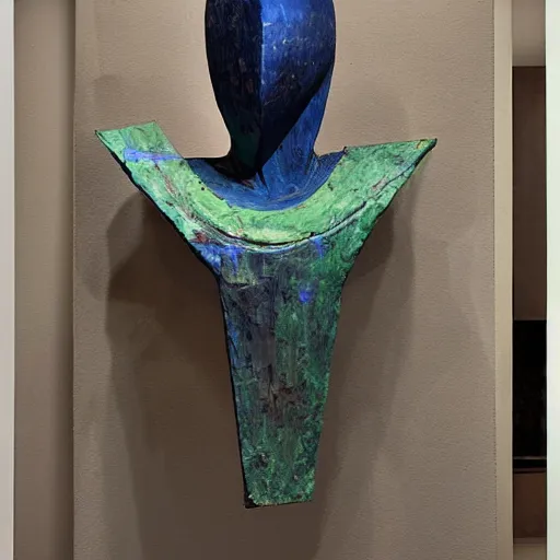 Image similar to abstract sculpture, by max ernst,