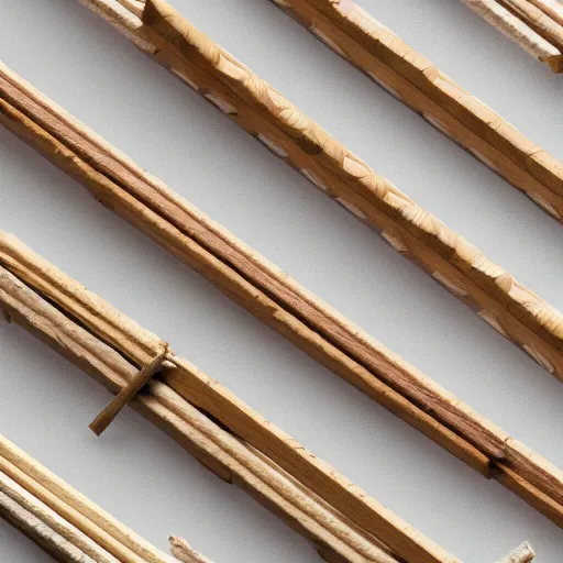 Prompt: highly detailed, wooden match sticks, mikado 4k texture