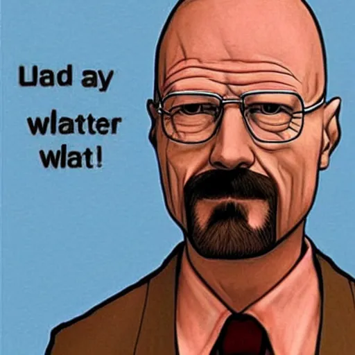 Image similar to walter white made of candy