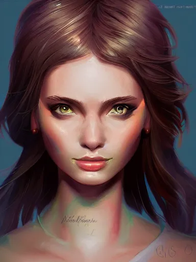 Image similar to mage girl, portrait, digital painting, elegant, beautiful, highly detailed, artstation, concept art