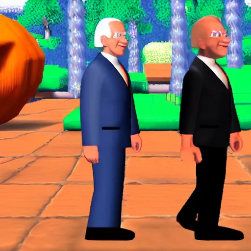 Prompt: Joe Biden in Bubsy 3D