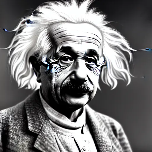 Image similar to albert einstein, highly detailed, extremely high quality, hd, 4 k, 8 k, canon 3 0 0 mm, professional photographer, 4 0 mp, lifelike, top - rated, award winning, realistic, detailed lighting, detailed shadows, sharp, no blur, edited, corrected, trending