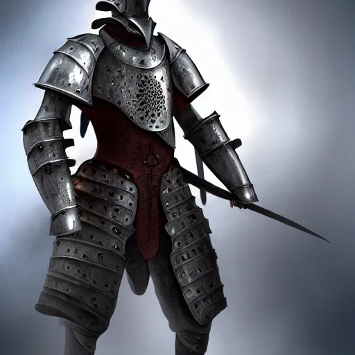 Image similar to medieval armor, digital art, 4 k, fantasy,