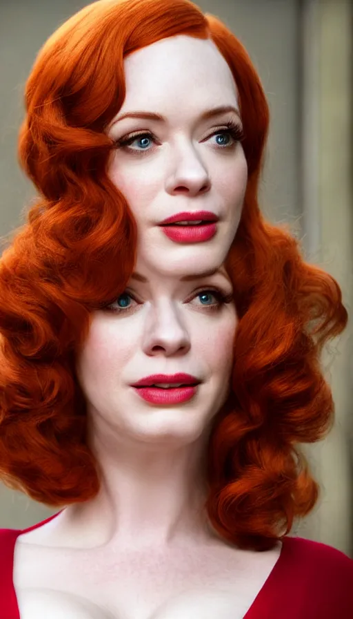 Prompt: Christina Hendricks in Madmen, perfectly-centered-photograph of Christina Hendricks, film still, sweaty, insane detail, intricate, highly detailed, Zeiss Lens, DSLR photography, smooth, sharp focus, Unreal Engine 5, Octane Render, Redshift, 8K