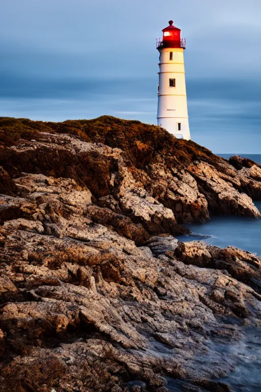 Image similar to photograph of a lighthouse, photography, 8 k