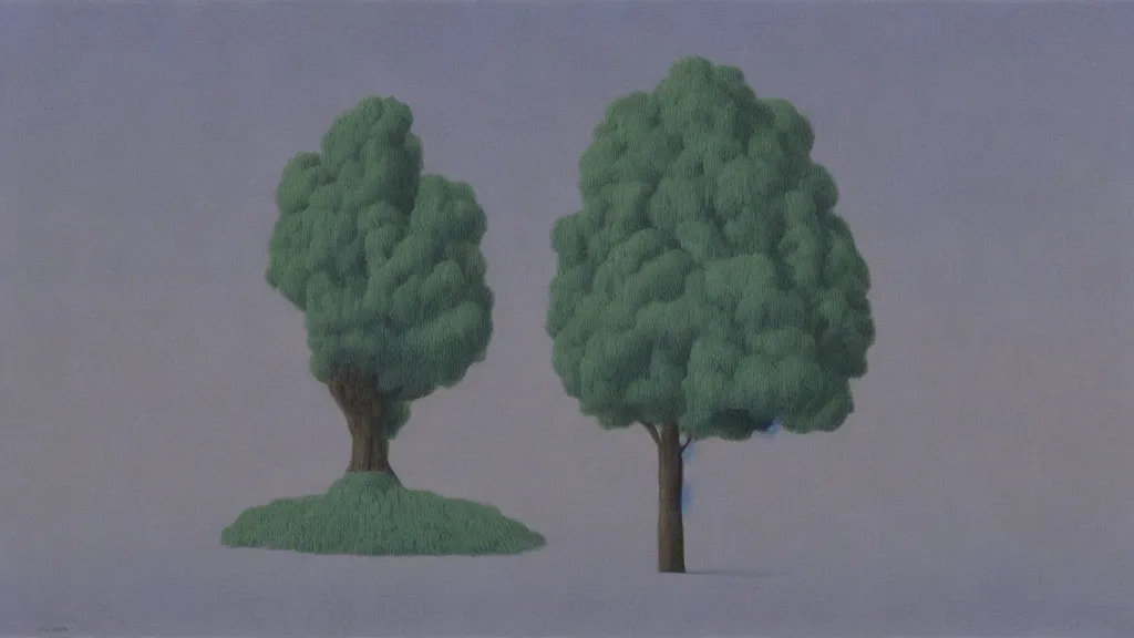 Image similar to abstract primitivism minimalism art painting, lines, forms, shapes, in style ofrene magritte