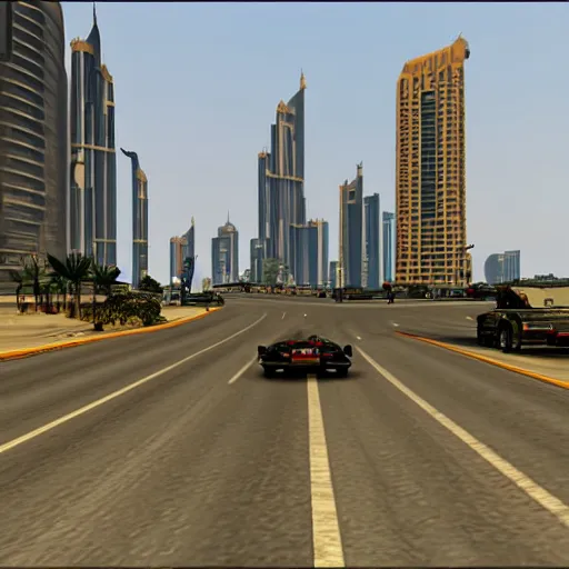 Image similar to gta : dubai, smooth