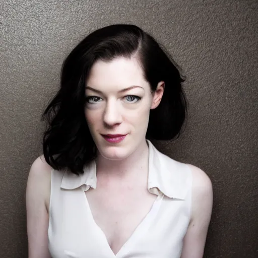 Image similar to corporate portrait of stoya. Professional photography.