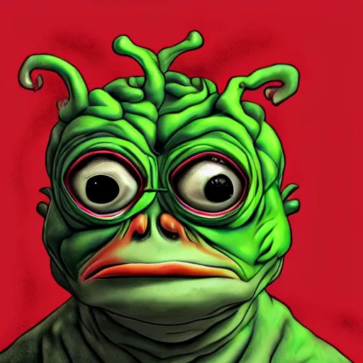 sad furious angry pepe, horror, realistic, detailed, | Stable Diffusion ...