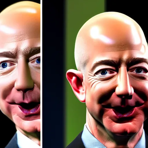 Prompt: troll face but its jeff bezos