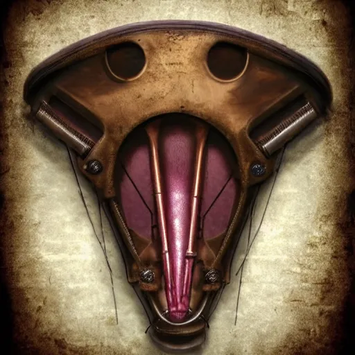 Image similar to a steampunk tongue