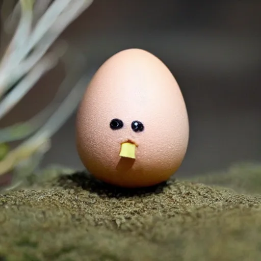 Prompt: adorable egg critter