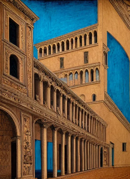 Image similar to a photo of building with an intricate architecture by duccio malagamba, realistic, very detailed, intricate details, complimentary colors, perfect lighting, perfect composition, aesthetic, masterpiece, award winning, 4 k