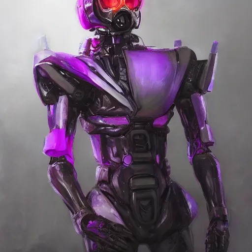 Image similar to Character design sketch with body made of Purple Lava and fire, mecha humanoid with cyberpunk bomber jacket, fashion & Costume design by damascuss apparel, concept art character, royalty, smooth, sharp focus, organic, deep shadows by Heri Irawan, hyperrealistic oil painting, 4k, studio lightning