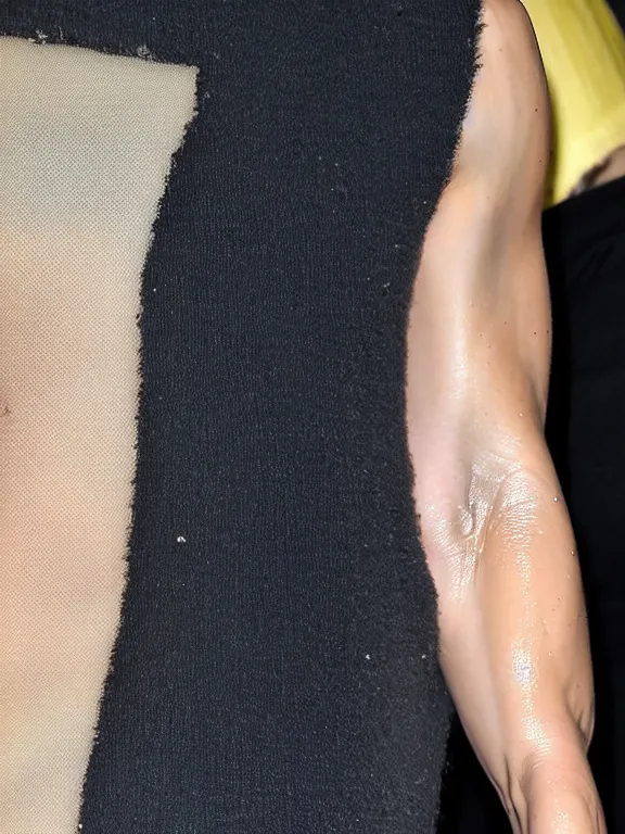 Image similar to hyperdetailed close shot of natalie portman, winds of winter, with ripped crop t - shirt, fine - face, pretty face