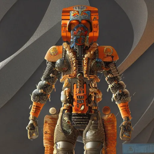 Image similar to an Aztec cybernetic mercenary in the style of Jean Giraud detailed realistic High Resolution HD 8k