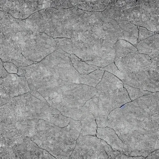 Prompt: concrete pavement albedo texture, top - down photo, flat lighting
