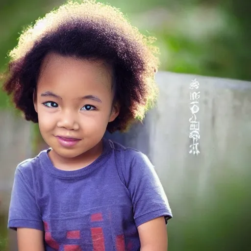 Image similar to cute Blasian girl