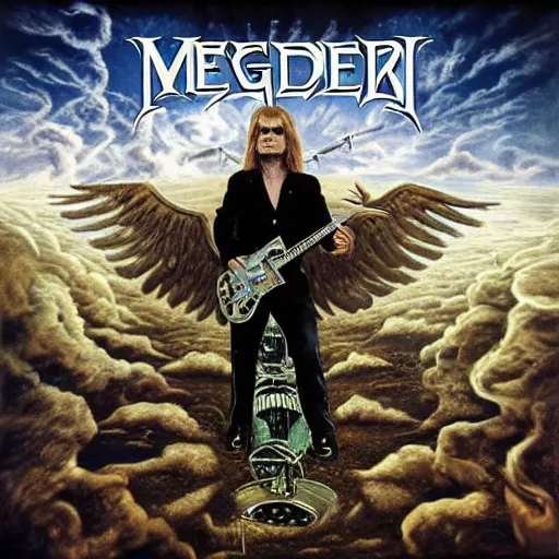 Prompt: Megadeth, album cover,