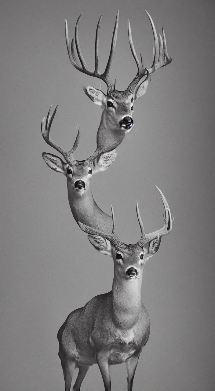 Image similar to a portrait of a Buck in suit