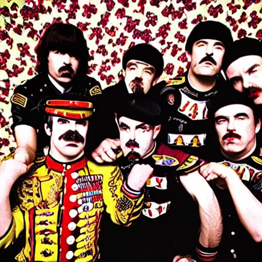 Image similar to sergeant peppers lonely hearts club band