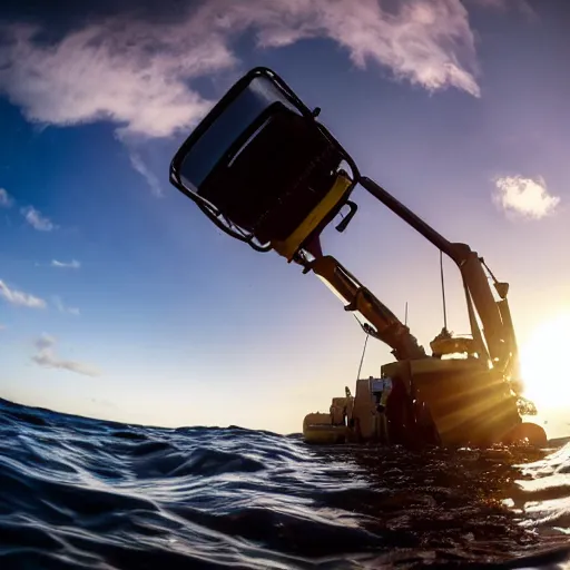 Image similar to ultrawide shot backlit ploughing the seabed underwater photo on gopro