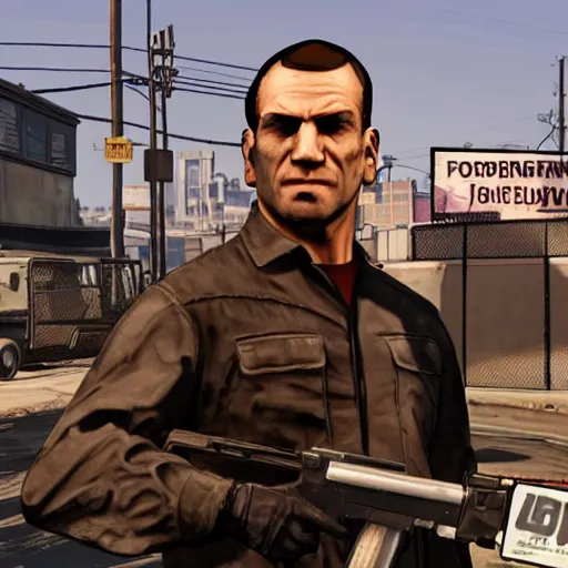 Image similar to the punisher in gta v