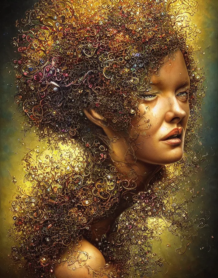 Image similar to hyper detailed industraial & utility colorful glimmering art by tomasz alen kopera