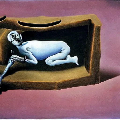 Image similar to the persistence of memory painted by Salvador Dali