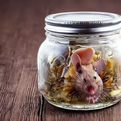 Image similar to a jar with pickled rats