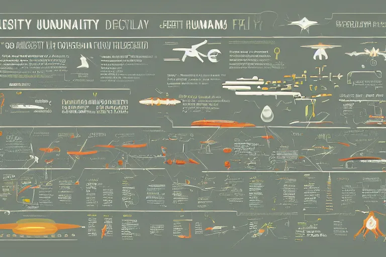 Image similar to detailed infographic depicting humanity's popularity with extraterrestrial cultures, digital display, highly detailed, full color, crisp detailed vectors