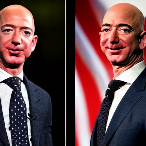 Prompt: Jeff bezos vs Superman